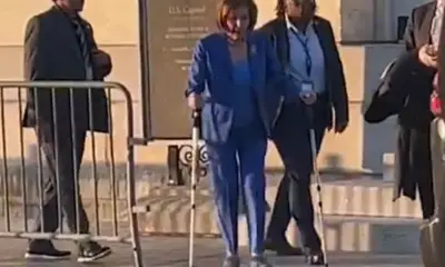 WATCH: Pelosi Appears to Struggle with Mobility During Her Latest Public Appearance